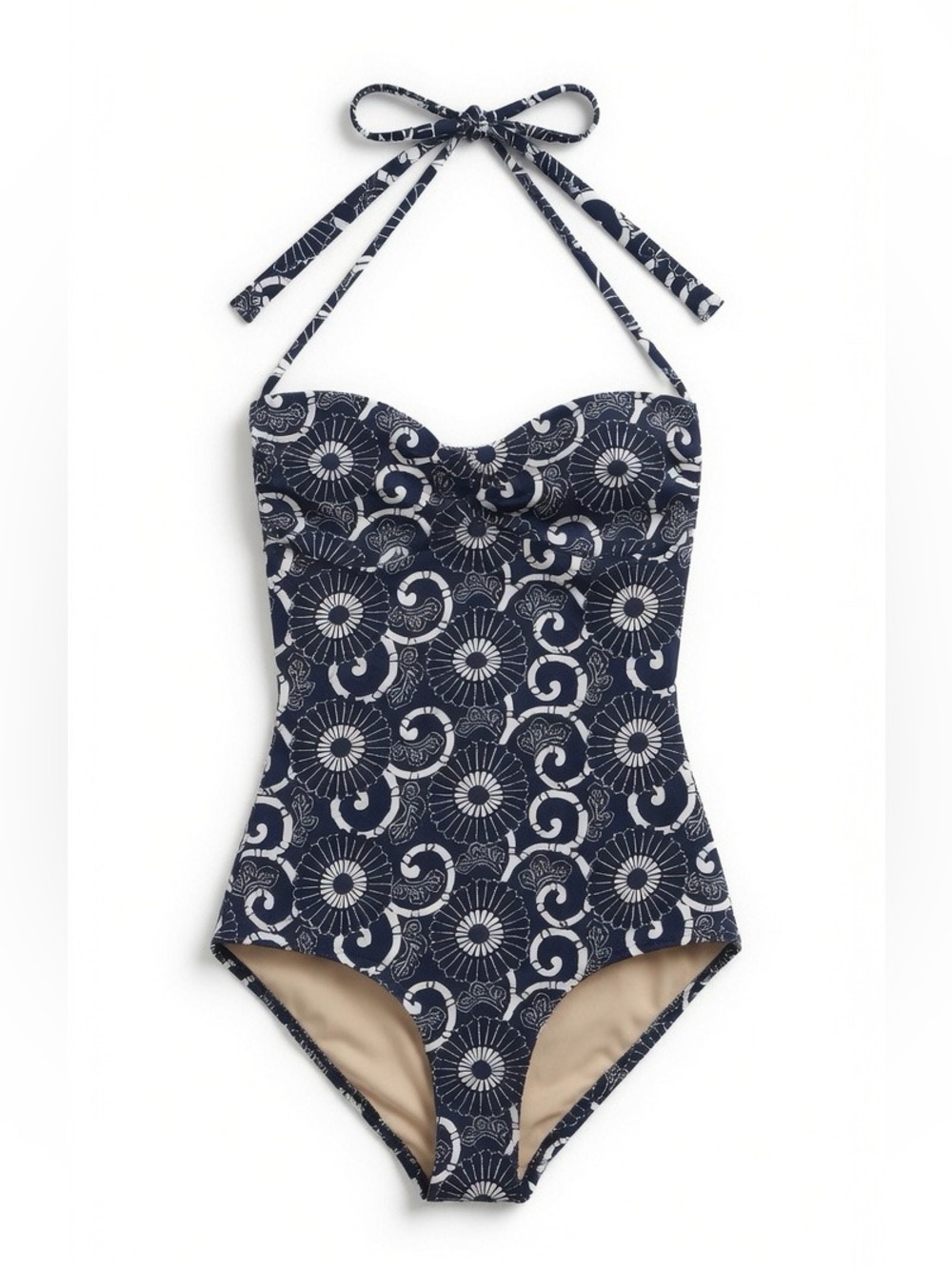 FAHERTY brand Eco Swim Kauai Halter One Piece Swimsuit XS Sustainable